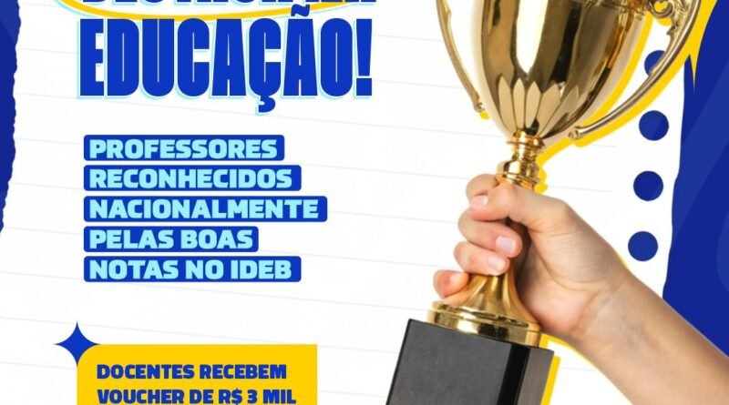 Glória se destaca na educação com professores reconhecidos nacionalmente pelo MEC