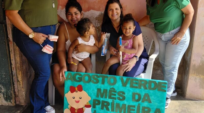Glória promove ação de saúde bucal na primeira infância